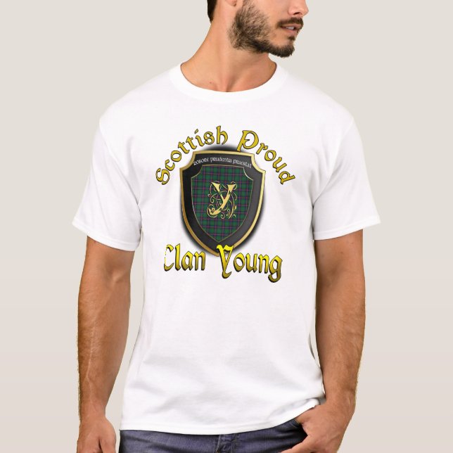 T-shirt Clan Young Scottish Fier Shirts (Devant)