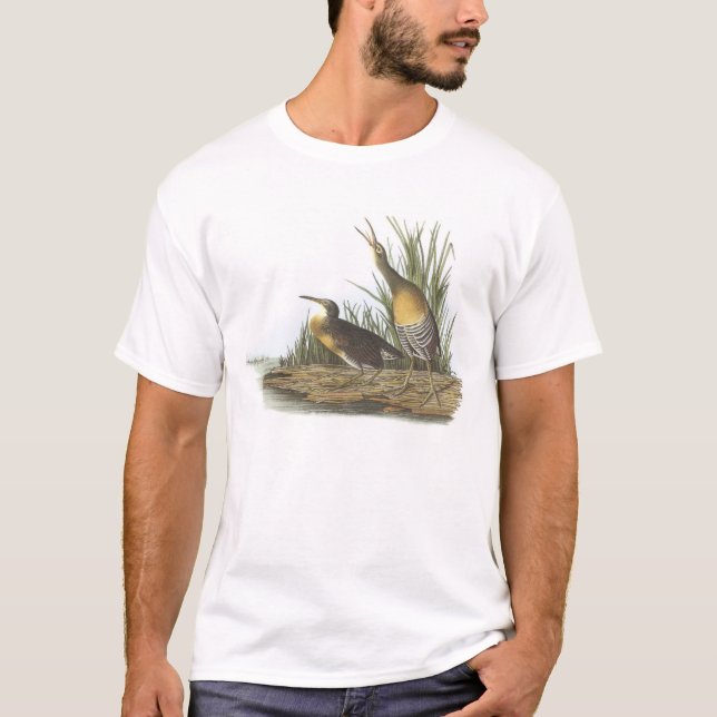 T-shirt Clapper Rail par Audubon (Devant)