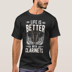 T-shirt Clarinet Clarinetist