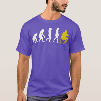 T-shirt Clarinet de l'évolution rétro
