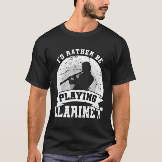 T-shirt Clarinet Joke Joueur Clarinet