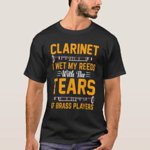 T-shirt Clarinet J'Ouvre Mes Rèseaux Avec Des Larmes De La