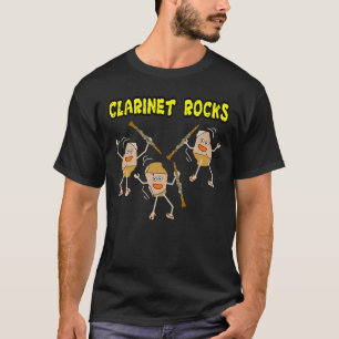T-shirt Clarinet Rocks