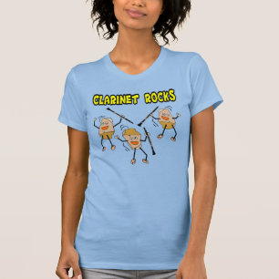 T-shirt Clarinet Rocks