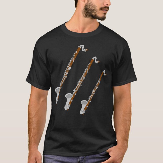T-shirt Clarinets à trois basses (Devant)