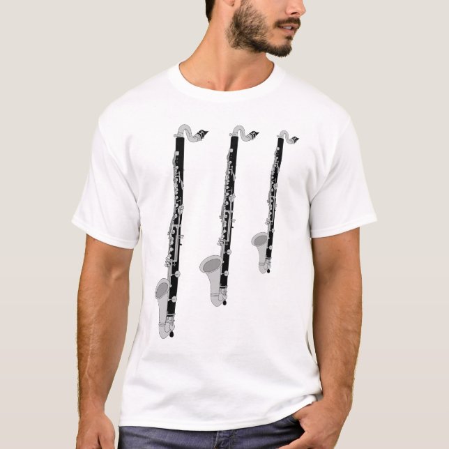 T-shirt Clarinets à trois basses (Devant)