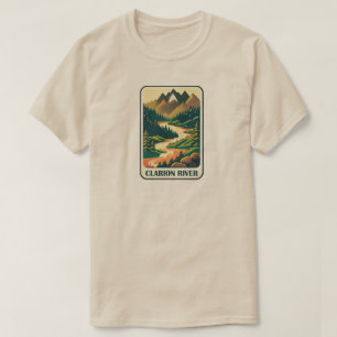 T-shirt Clarion River Pennsylvania Colors