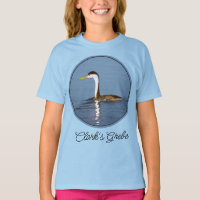 Clark's Grebe Painting