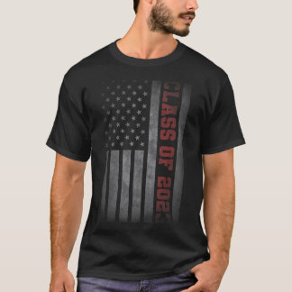 T-shirt Class of 2023 Patriotic Distressed American Flag G