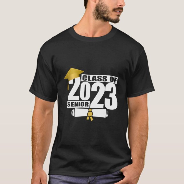 T-shirt Class Of 2023 Senior Certificate Diploma Graduatio (Devant)