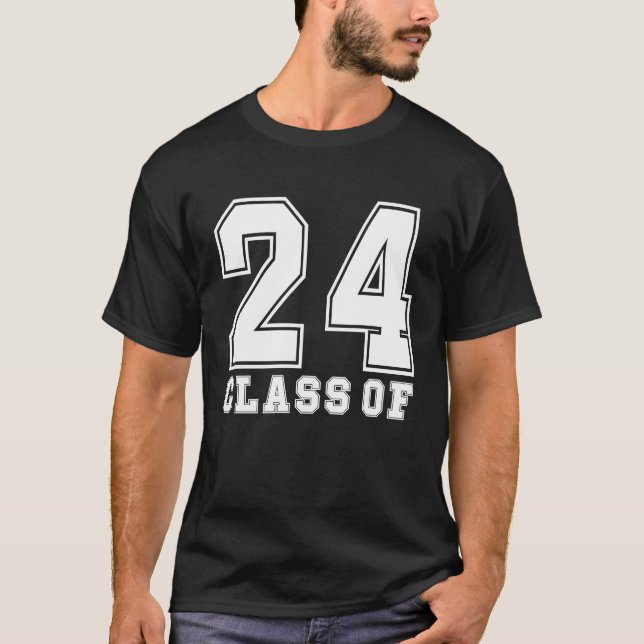 T-shirt Class of 2024 Graduation Senior 2024 Graduate Scho (Devant)
