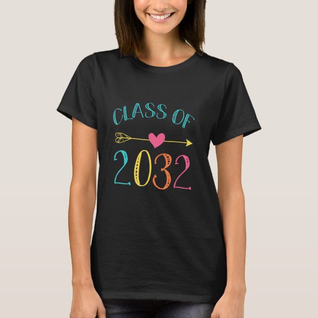 T-shirt CLASS OF 2032 Grow With Me  100 Days Of School (Devant)