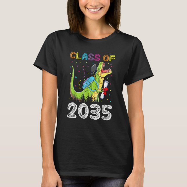 T-shirt Class Of 2035 Graduation  Grow With Me (Devant)