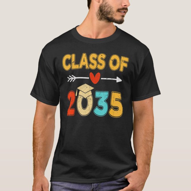 T-shirt Class of 2035 Kindergarten (Devant)