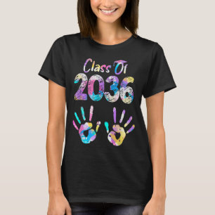 T-shirt Class Of 2036 Grow With Me Graduation First Day Of