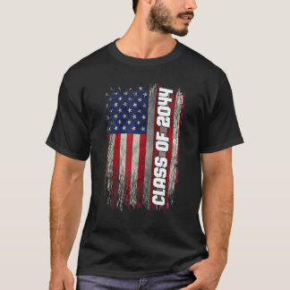 T-shirt Class of 2044 Senior 2044 USA American Flag
