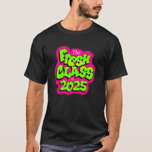 T-shirt Classe 2025 Senior Fresh Style Télévision Rétro An