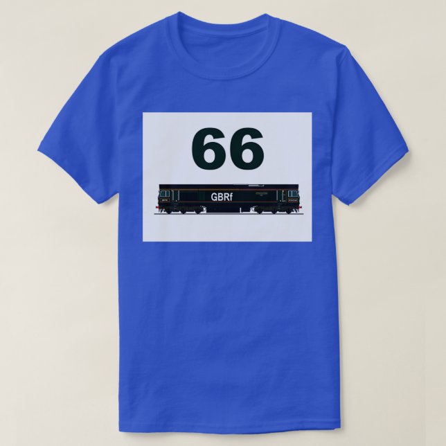 T-SHIRT CLASSE 66 DU BBRF LOCOMOTIVE (Design devant)