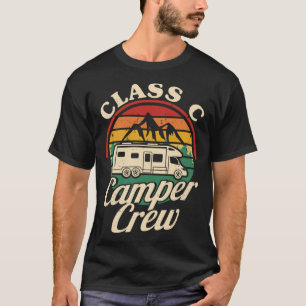 T-shirt Classe C Camper Crew RV Camping Famille Hommes