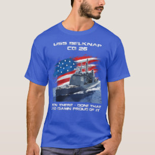 T-shirt Classe CG26 - Drapeau américain de croisière