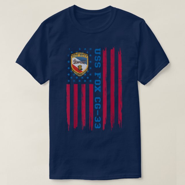 T-shirt Classe CG33 - USS - Bateau de croisière Classe Ame (Design devant)