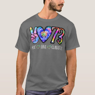 T-shirt Classe De 1973 ie Dye 50e Classe Reunion Senior Gr
