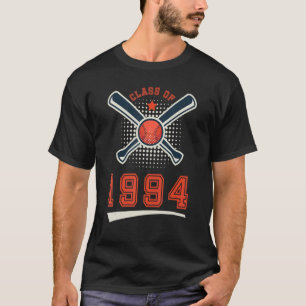 T-shirt Classe de 1994 School Graduation Baseball Player S