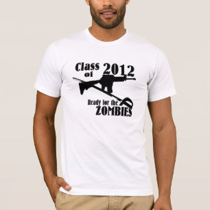T-shirt Classe de 2012 Prêt pour les Zombies