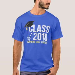 T-shirt Classe de 2018 Graduation Custom Senior