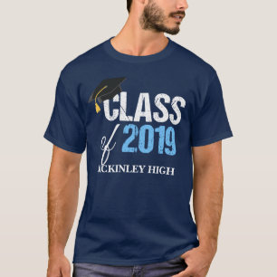T-shirt Classe de 2019 Custom Senior Graduation Day