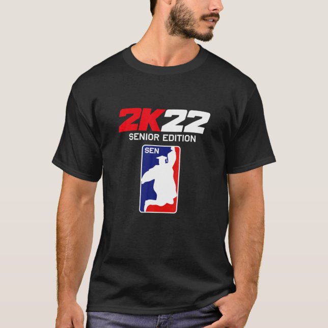T-shirt Classe De 2022 Année Supérieure Gamer Style Gradua (Devant)