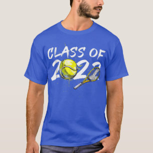 T-shirt Classe de 2022 Graduation Senior Tennis Player Cad