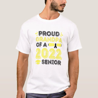 T-shirt Classe De 2022 Grand-Père Fière D'Une École Second