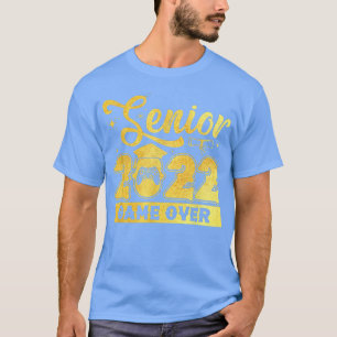 T-shirt Classe de 2022 Senior Video Game Over School Gamer