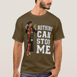 T-shirt Classe de 2023 Stèle de troisième cycle Fille noir