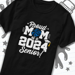 T-shirt Classe de 2024 Graduation Cheer Mom Senior 2024