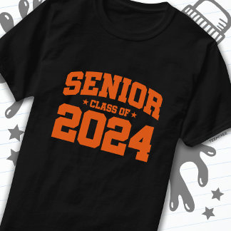 T-shirt Classe de 2024 Lycée Graduation Senior 2024