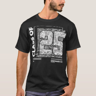 T-shirt Classe de 2025 Urban Streetwear Graduation Classe