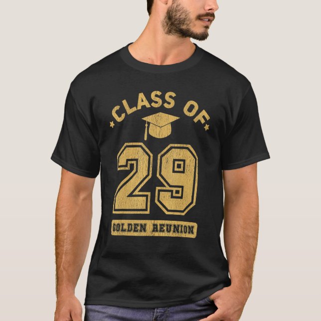 T-shirt Classe De 2029 Collège Diplôme Secondaire Reunio (Devant)