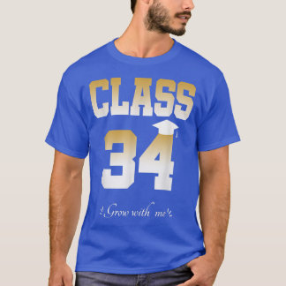 T-shirt Classe de 2034 Grow With Me Premier jour de l'Arg 