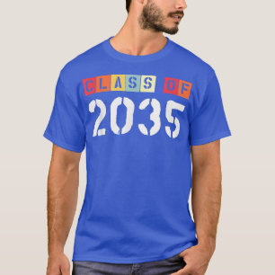 T-shirt Classe De 2035 Augmenter Avec Moi Graduation Derni
