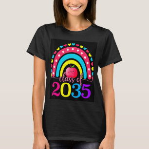 T-shirt Classe De 2035 Augmenter Avec Moi Graduation Premi