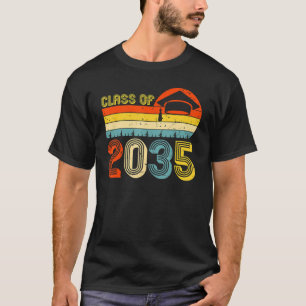 T-shirt Classe De 2035 Augmenter Avec Moi Graduation Premi