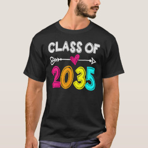 T-shirt Classe De 2035 Augmenter Avec Moi Graduation Premi