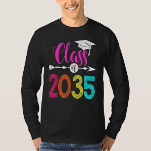 T-shirt Classe De 2035 Augmenter Avec Moi Graduation Premi