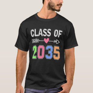 T-shirt Classe De 2035 Augmenter Avec Moi Graduation Premi