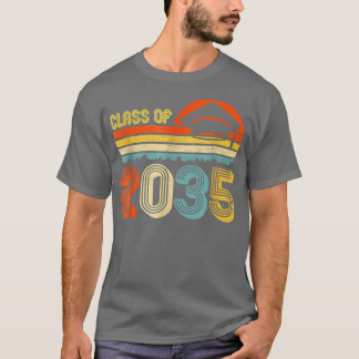 T-shirt Classe De 2035 Augmenter Avec Moi Pré-K Graduate V