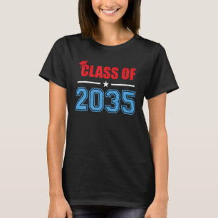 T-shirt Classe de 2035 Grow With Me Premier jour de l'Arg