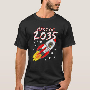 T-shirt Classe De 2035 Space Rocket Cat 1