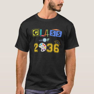 T-shirt CLASSE De 2036 Enfants PRE-K Pépinière Premier Jou